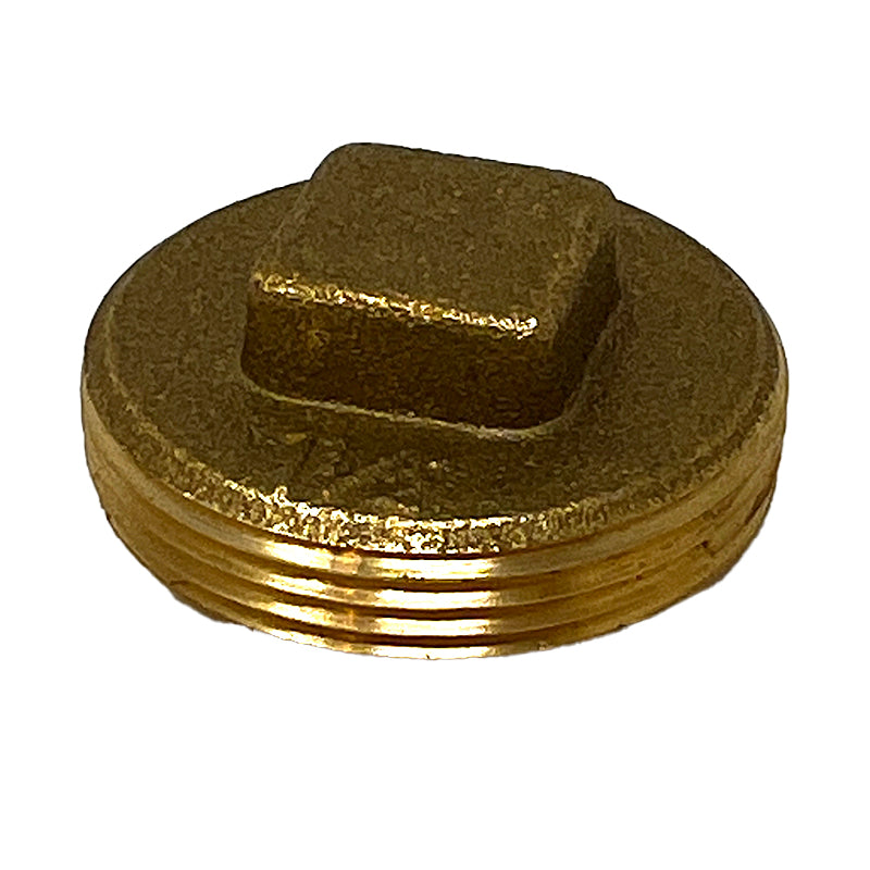 Petersen Brass Drain Plug 1 1/4" for Little and Big Pete Hog Waterers 100-1303