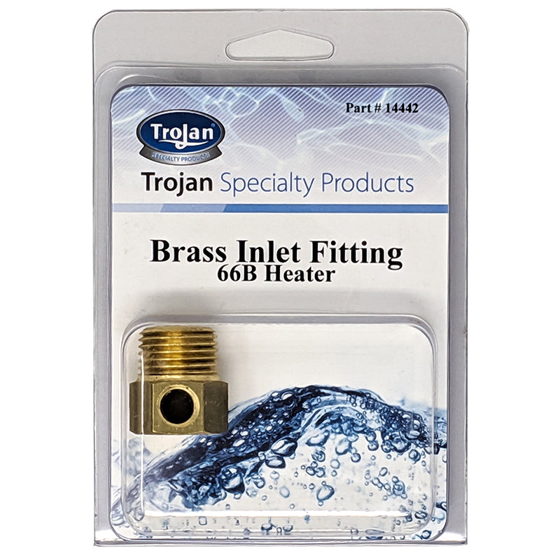 Trojan Brass Inlet Fitting - 66B Gas Heater 14442