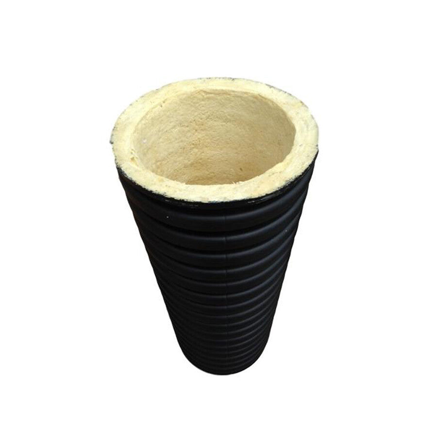 Jug insulated earth tube for waterline protection