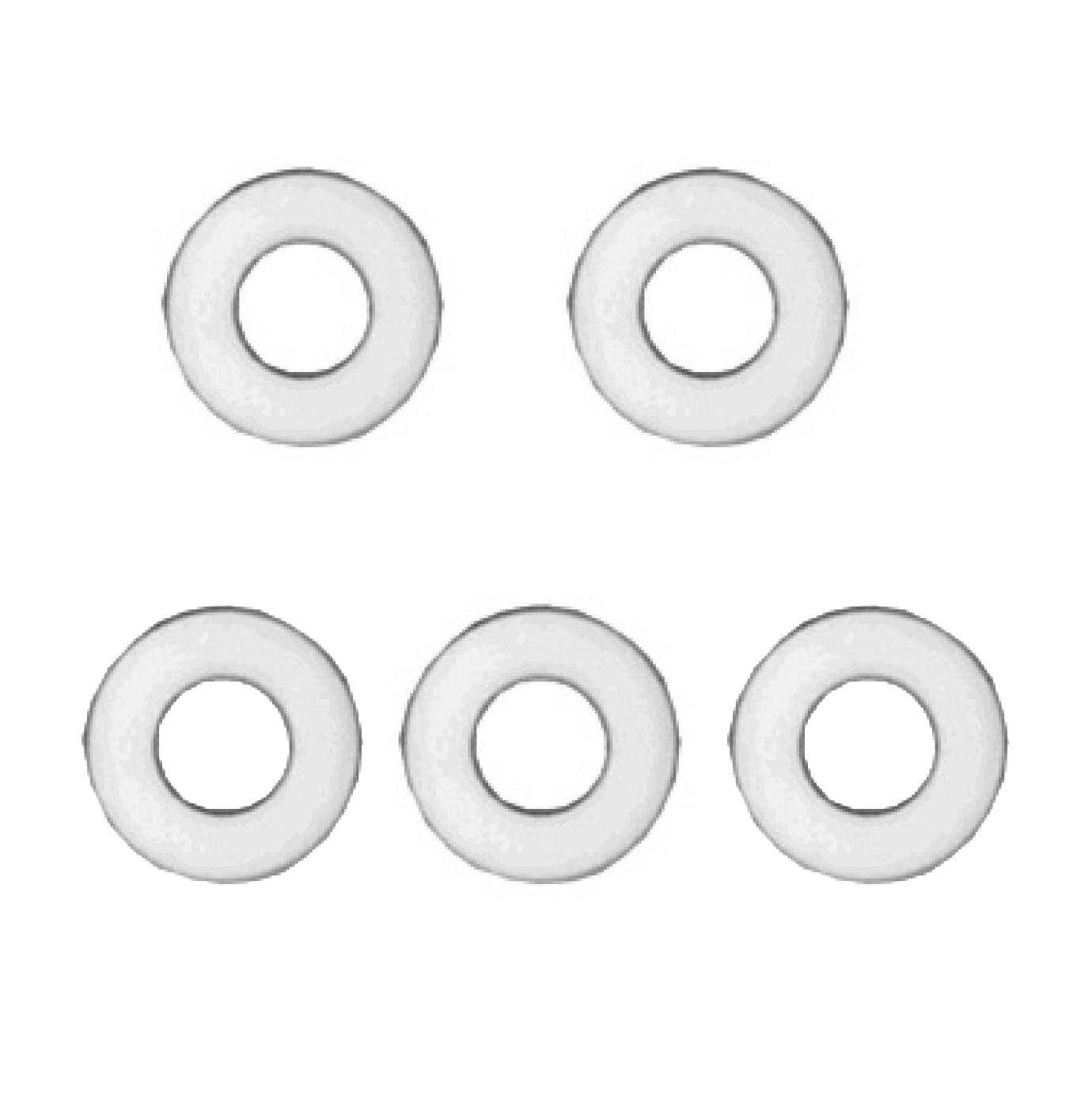 Trojan white delrin washer 5 pack part 16716