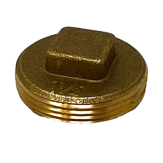Petersen Brass Drain Plug 1 1/4" for Little and Big Pete Hog Waterers 100-1303