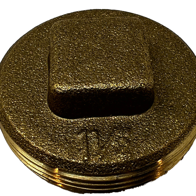 Petersen Brass Drain Plug 1 1/4" for Little and Big Pete Hog Waterers 100-1303