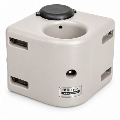 Miraco EquiFount 1100 corner mount single stall horse waterer in Beige