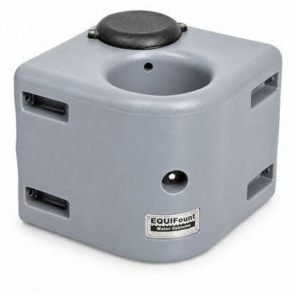 Miraco EquiFount 1100 corner mount single stall horse waterer in Grey