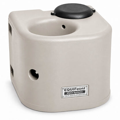 Miraco EquiFount 1200 flush mount single stall horse waterer in Beige