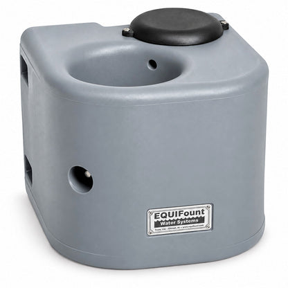 Miraco EquiFount 1200 flush mount single stall horse waterer in Grey