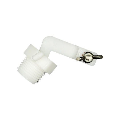 The low pressure white valve from Ritchie for smaller automatic waterers