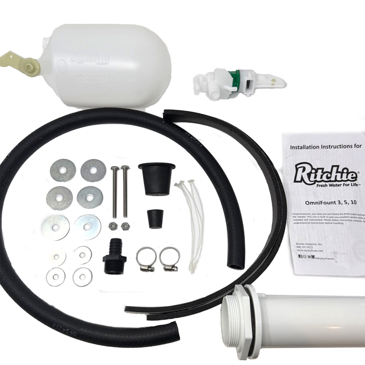 42035 Ritchie Ritchie Omni 3, 5, 10 Accessory Package #16554 – Automatic Waterer Parts