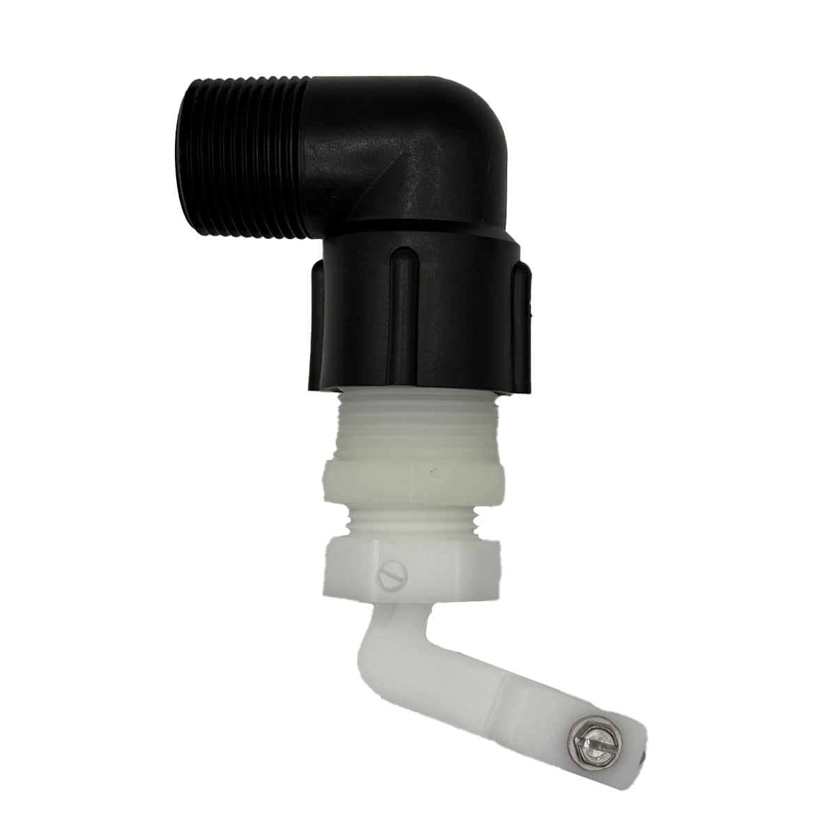 Ritchie adapter and low water pressure white valve