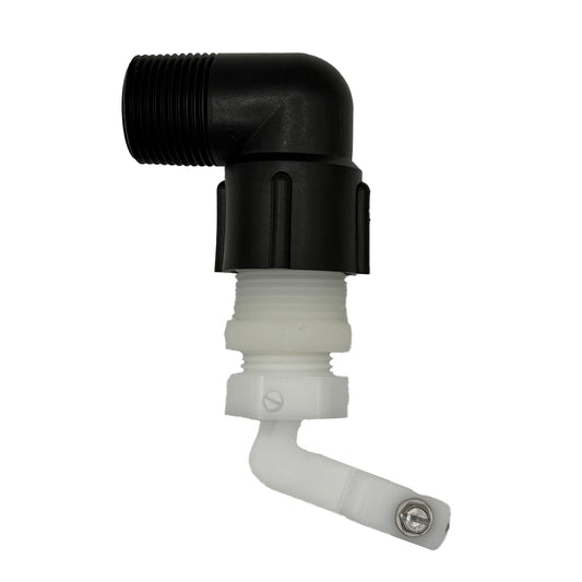 Ritchie adapter and low water pressure white valve