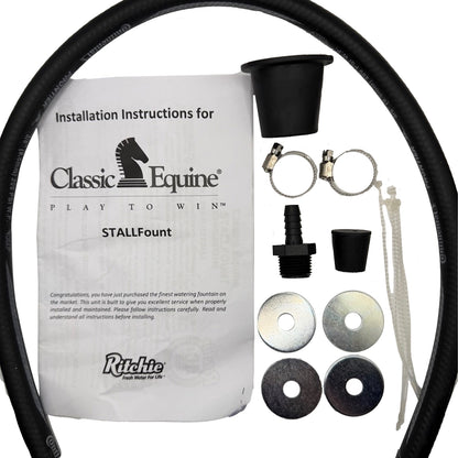 Ritchie and Classic Equine by Ritchie Stall fount installation package