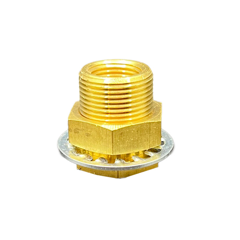 Miraco 191 Brass Bulkhead Fitting 1/2" — EquiFount Valve Replacement Part