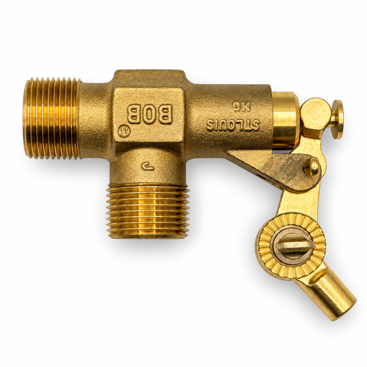 Hoskins 1 in. brass Bob valve for Hoskins livestock waterers