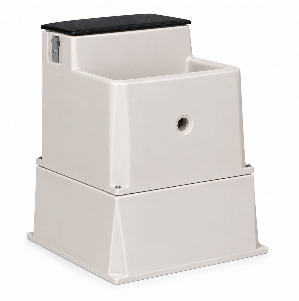 Miraco LilSpring 3000 automatic waterer with the 3002 extension in beige for elevated drinking height