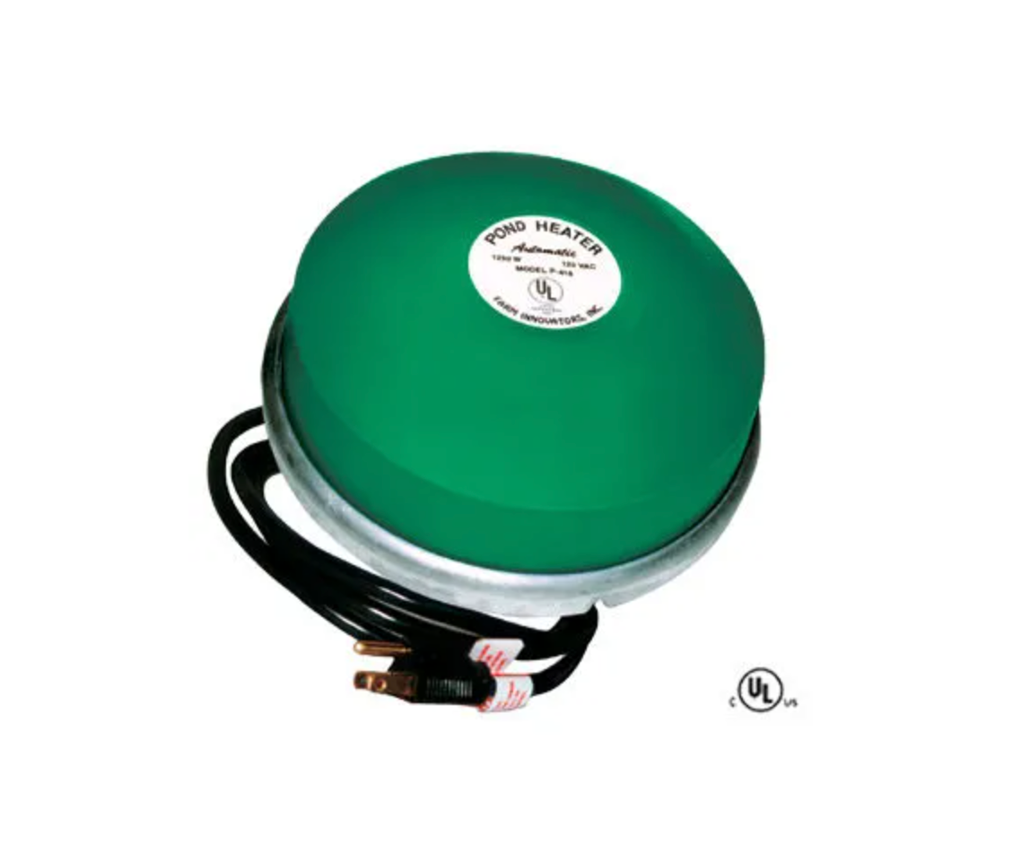 Farm Innovators P-418 Cast Aluminum Pond De-Icer – 1,250 W Freeze-Protection for Ponds up to 600 Gallons