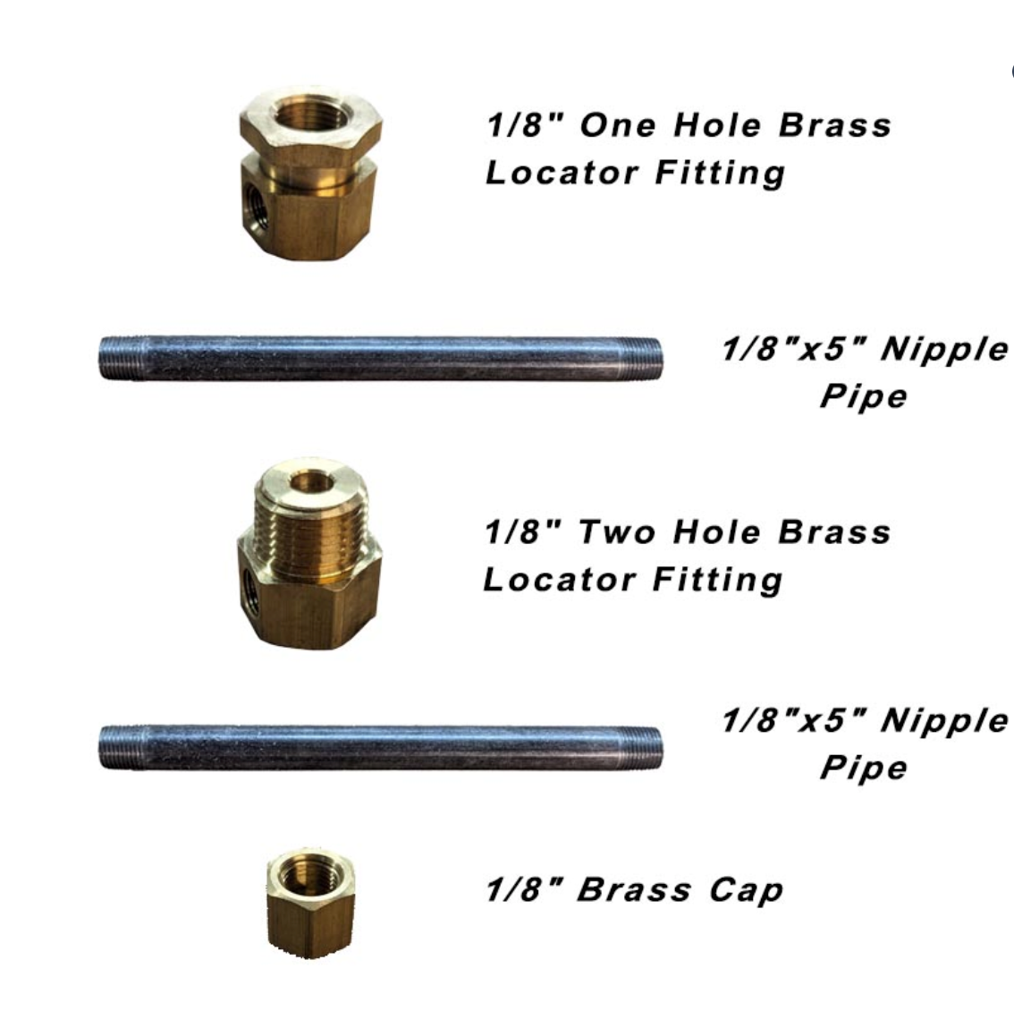 Trojan Brass Locator and Nipple Pipe Package for 66B - 14002