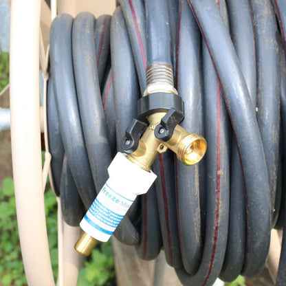 Freeze Miser & 2-Way Y Valve Shut-Off 3/4" Brass Hose Connector