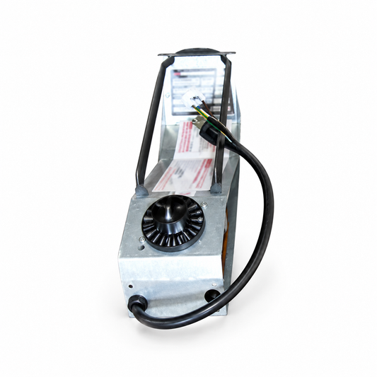 Hoskins B500 heater element, 500W 120V in a galvanized housing with bare-ended lead