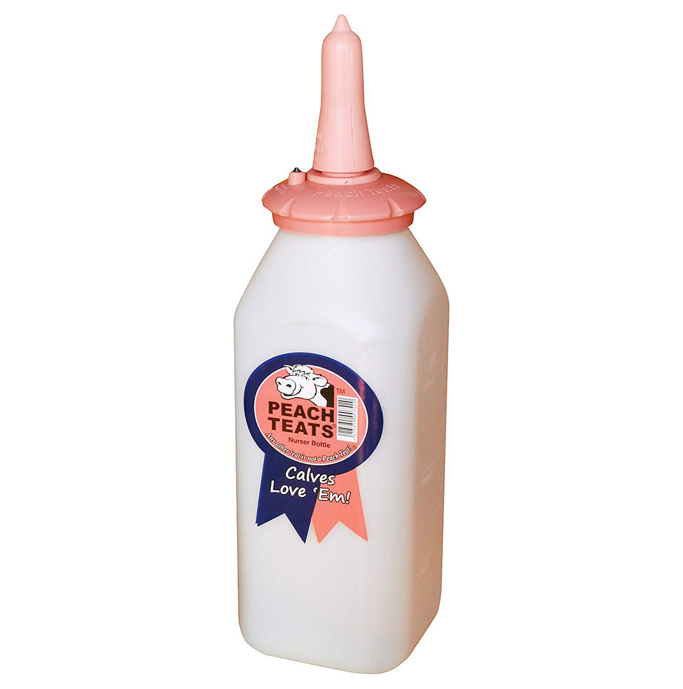 Peach teat single handheld botte
