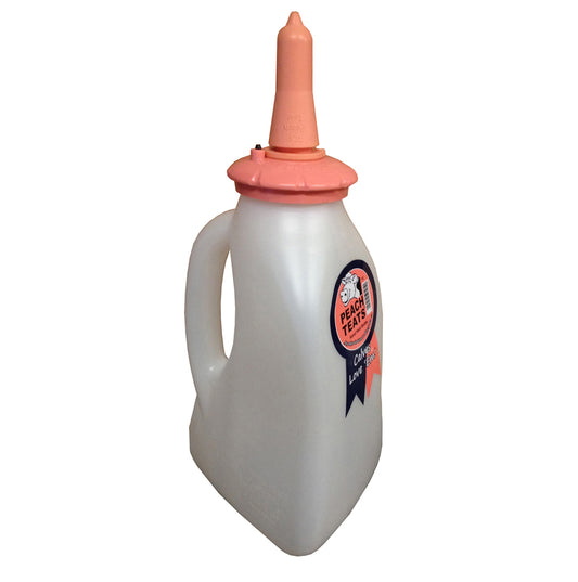 Peach teat handheld nurser with handle
