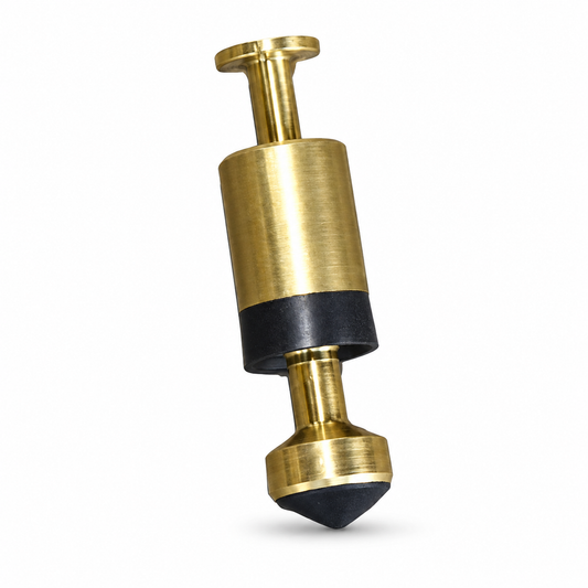 Hoskins 1/2 in. brass plunger with rubber seal, Bob valve internal part