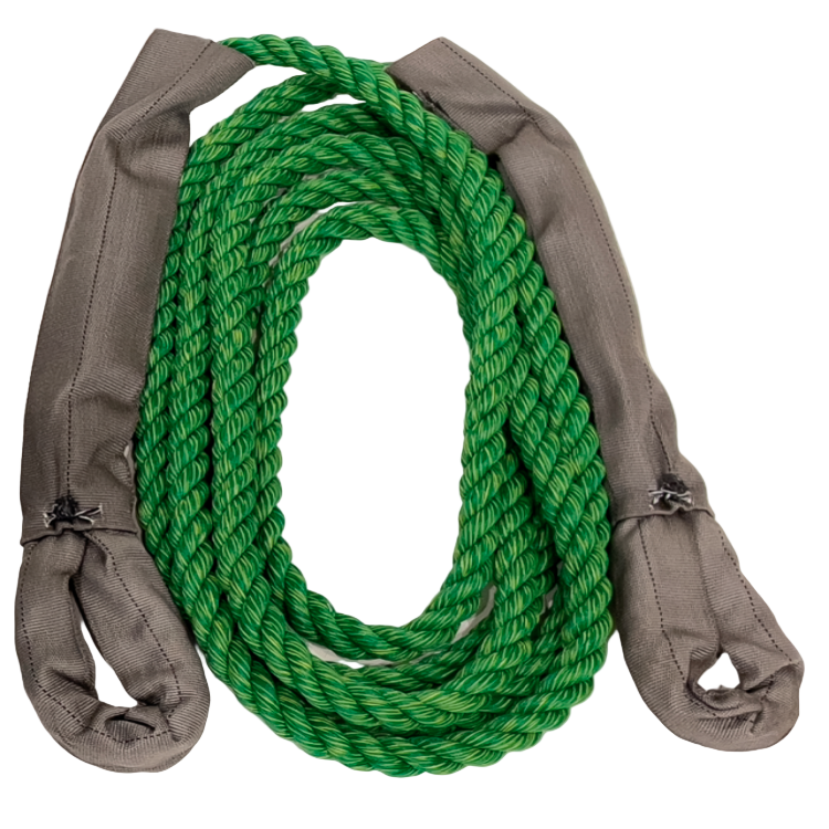 Champion tow rope in green for ATV/UTV